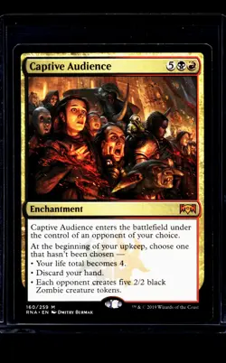 2019 MTG Magic The Gathering RNA Ravnica Allegiance #160 Captive Audience - Image 1