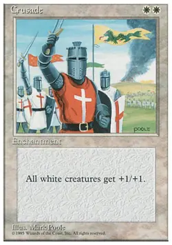 MTG English Crusade NM Normal 4th Edition - Image 1