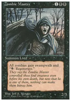 MTG English Zombie Master NM Normal 4th Edition - Image 1