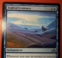 MTG, TRAIL OF EVIDENCE , REGULAR FINISH/UNCOMMON 093/297, NM SOI - Image 2