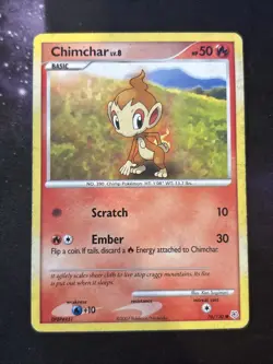 Chimchar - 76/130 - Common MP/HP, English Pokemon Diamond and Pearl - Image 1