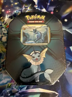 RARE Pokemon 2017 Vaporeon Triple Effect SEALED Tin, Great quality - Image 1