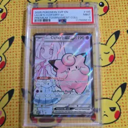 2025 POKEMON SVP LILLIE PREMIUM TOURNAMENT PROMO LILLIE'S CLEFAIRY EX PSA 9 - Image 1