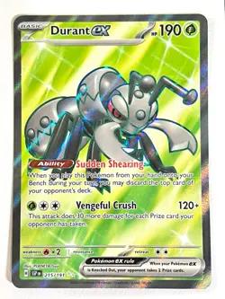 Durant ex 215/191 Ultra Rare Surging Sparks Pokemon TCG Pack Fresh Near Mint NM - Image 1
