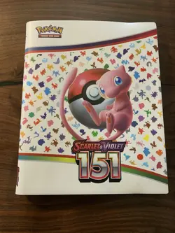 Pokemon 151 TCG Base Cards Set Lot. No SIR, Or SR. Some Promo Cards And Binder - Image 1