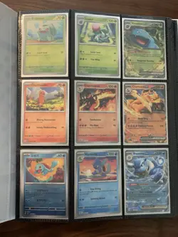 Pokemon 151 TCG Base Cards Set Lot. No SIR, Or SR. Some Promo Cards And Binder - Image 2