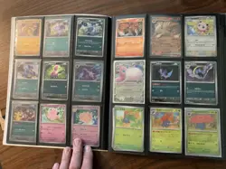 Pokemon 151 TCG Base Cards Set Lot. No SIR, Or SR. Some Promo Cards And Binder - Image 4