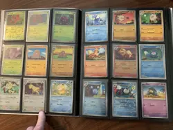 Pokemon 151 TCG Base Cards Set Lot. No SIR, Or SR. Some Promo Cards And Binder - Image 5