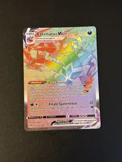 Pokemon Eternatus VMAX 192/189 Rainbow Hyper Dark Flames Near Mint NM Ita - Image 1