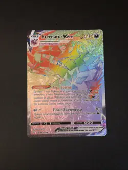 Pokemon Eternatus VMAX 192/189 Rainbow Hyper Dark Flames Near Mint NM Ita - Image 2