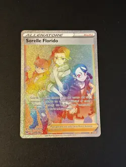 Pokemon Sorelle Florido 209/196 Shiny Hyper Rainbow Full Art Foil - Image 1
