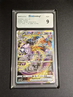 Pokemon Mewtwo Vastro GG44/GG70 Aigrading 9 Near Mint NM ITA Zenit Regale Gossan - Image 1