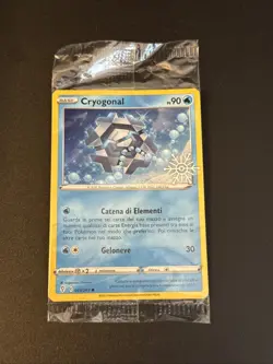 Pokemon Cryogonal 043/203 Evolutions Eteere Stamp Advent Calendar Sealed Ita - Image 1