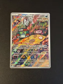 Pokemon Furious Fungus 207/182 By Komiya Temporal Paradox Ita Rare Foil - Image 1