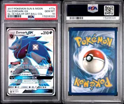 PSA 10 GEM MINT Zoroark GX Shining Legends Alternate Art Pokemon 77a/73 - Image 2