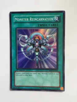 1st Edition Monster Reincarnation - RDS-EN045 - Foil YuGiOh! Rise of Destiny LP - Image 1
