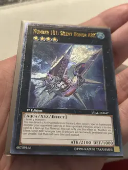 Yugioh Number 101: Silent Honor Ark LVAL ultimate Rare! 1st Edition - Image 3