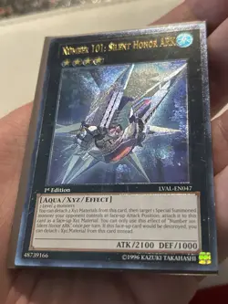 Yugioh Number 101: Silent Honor Ark LVAL ultimate Rare! 1st Edition - Image 4