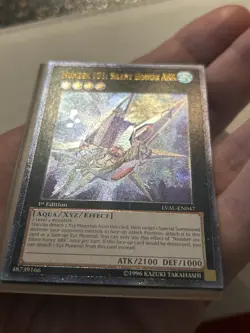 Yugioh Number 101: Silent Honor Ark LVAL ultimate Rare! 1st Edition - Image 5