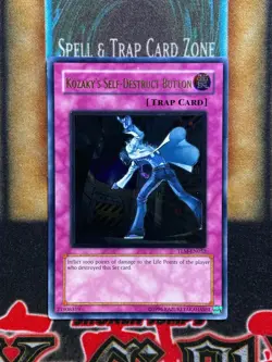 Yugioh Kozaky’s Self-Destruct Button TLM-EN052 Ultimate Rare LP - Image 1