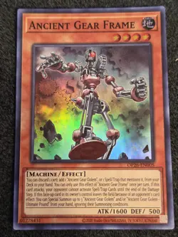 Yugioh - Ancient Gear Frame (Super Rare) (Unlimited) - OP26-EN005 LP - Image 1