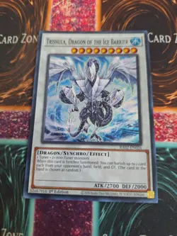 Yugioh Trishula, Dragon of the Ice Barrier RA02-EN026 Super Rare 1st Edition NM - Image 1