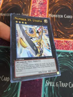 Yugioh Number 39: Utopia YS12-EN039 Super Rare 1st Edition Near Mint - Image 2