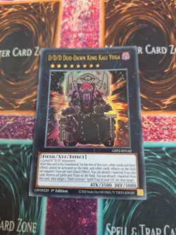 Yugioh D/D/D Duo-Dawn King Kali Yuga GFP2-EN142 Ultra Rare 1st Edition Near Mint - Image 1