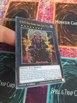Yugioh D/D/D Duo-Dawn King Kali Yuga GFP2-EN142 Ultra Rare 1st Edition Near Mint - Image 2