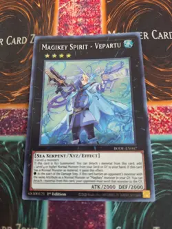 Yugioh Magikey Spirit - Vepartu BODE-EN047 Super Rare 1st Edition Near Mint - Image 1
