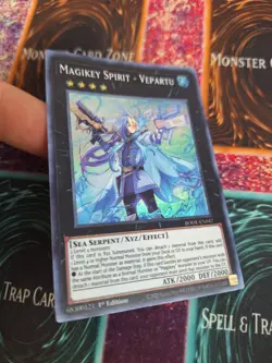 Yugioh Magikey Spirit - Vepartu BODE-EN047 Super Rare 1st Edition Near Mint - Image 2