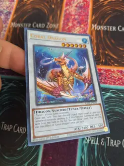 Yugioh Coral Dragon RA02-EN031 Ultra Rare 1st Edition Near Mint - Image 2