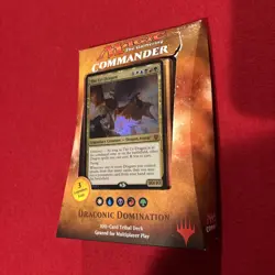 Magic The Gathering Draconic Domination Sealed Commander Deck, ENGLISH MTG - Image 1
