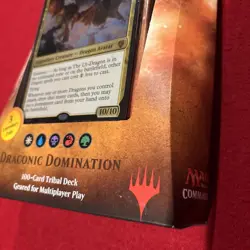 Magic The Gathering Draconic Domination Sealed Commander Deck, ENGLISH MTG - Image 3