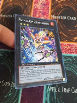 Yugioh Wind-Up Zenmaines CT09-EN008 Super Rare Limited Near Mint - Image 2