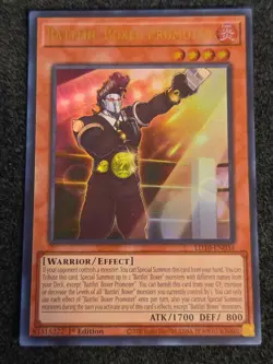 | Yugioh Battlin' Boxer Promoter LD10-EN034 1st Edition Ultra Rare NM/M 🔥 | - Image 1