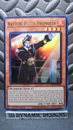 | Yugioh Battlin' Boxer Promoter LD10-EN034 1st Edition Ultra Rare NM/M 🔥 | - Image 1