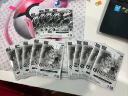 One Piece Card Game Tournament Pack 2024 Oct.-Dec. SEALED 10x Plus 4x Judge Lot - Image 1