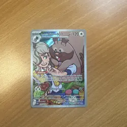 Arvens Greedent 205/182 Destined Rivals Pack IR Scralet And Violet Pokemon Card - Image 1