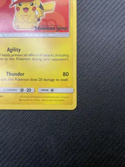Ash's Pikachu - SM109- Black Star Promo - Pokemon Card - NM/M - Image 3