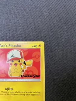 Ash's Pikachu - SM109- Black Star Promo - Pokemon Card - NM/M - Image 4