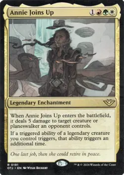 1 x Annie Joins Up - Outlaws of Thunder Junction - NM - MTG Card - Image 1