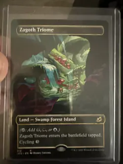 MTG Zagoth Triome (Showcase) Ikoria: Lair of Behemoths NM Non-Foil - Image 1