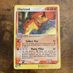 Pokemon TCG Charizard EX Dragon 100/97 Holo Vintage 2003 Rare Pokemon Card - Image 1