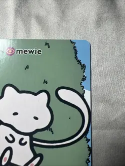 Mewie 1st edition Pokiebubies V2 162 (Mew) Pokemon Fan Art Card - Image 4