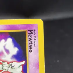Mewtwo #3 1999 Kids WB First Movie Black Star Promo Pokemon Card Vintage - MP - Image 4