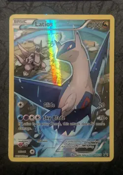 Pokemon Latios XY79 Holo Black Star Promo Full Art Card 2015 LP Condition - Image 1