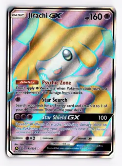 Jirachi GX 79a/236 Alt Art Promo Full Art - 2020 Pokemon Card Sun & Moon - NM/M - Image 1