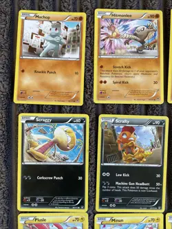 Pokemon Card Bundle Furious Fists 33 Cards Out Of 111 Common/uncommon - Image 2