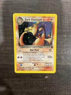 2000 Pokemon Card Dark Charizard 4/82 Team Rocket Holo NM - Image 1